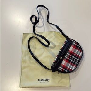 Burberry Plaid Crossbody Bag